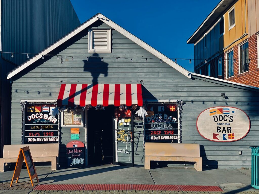 Doc's bar during daytime